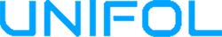 Логотип сайта, производителя укупорки для ЛВЗ, полипропиленовой упаковки для молочной промышленности ПТК "Юнифол" unifol.pro